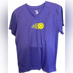Badger "Dri Fit" wicking technology Pickleball shirt, L